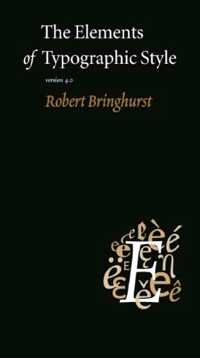 Cover of ‘The Elements of Typographic Style’ by Robert Bringhurst